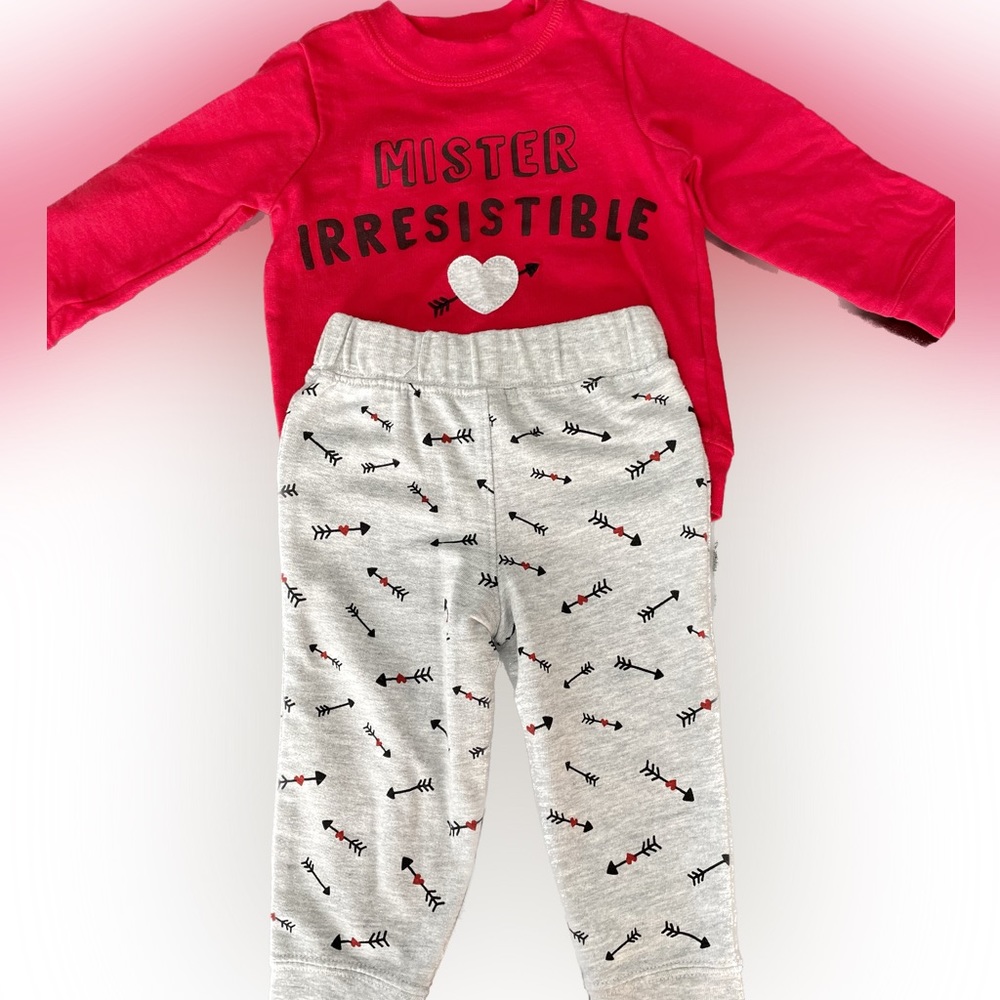12 Month Just For You Valentines Pants And Sweater